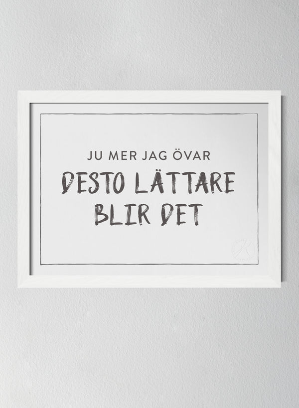 Vit träram Off-white