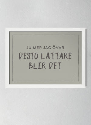 Vit träram Sandwashed Sage
