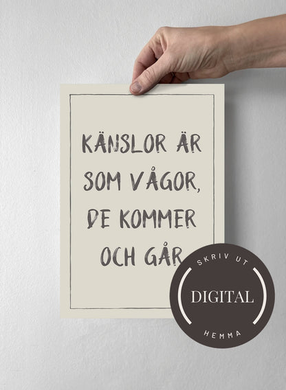 21 x 30 cm - DIGITAL - Skriv ut hemma Pearl Grey
