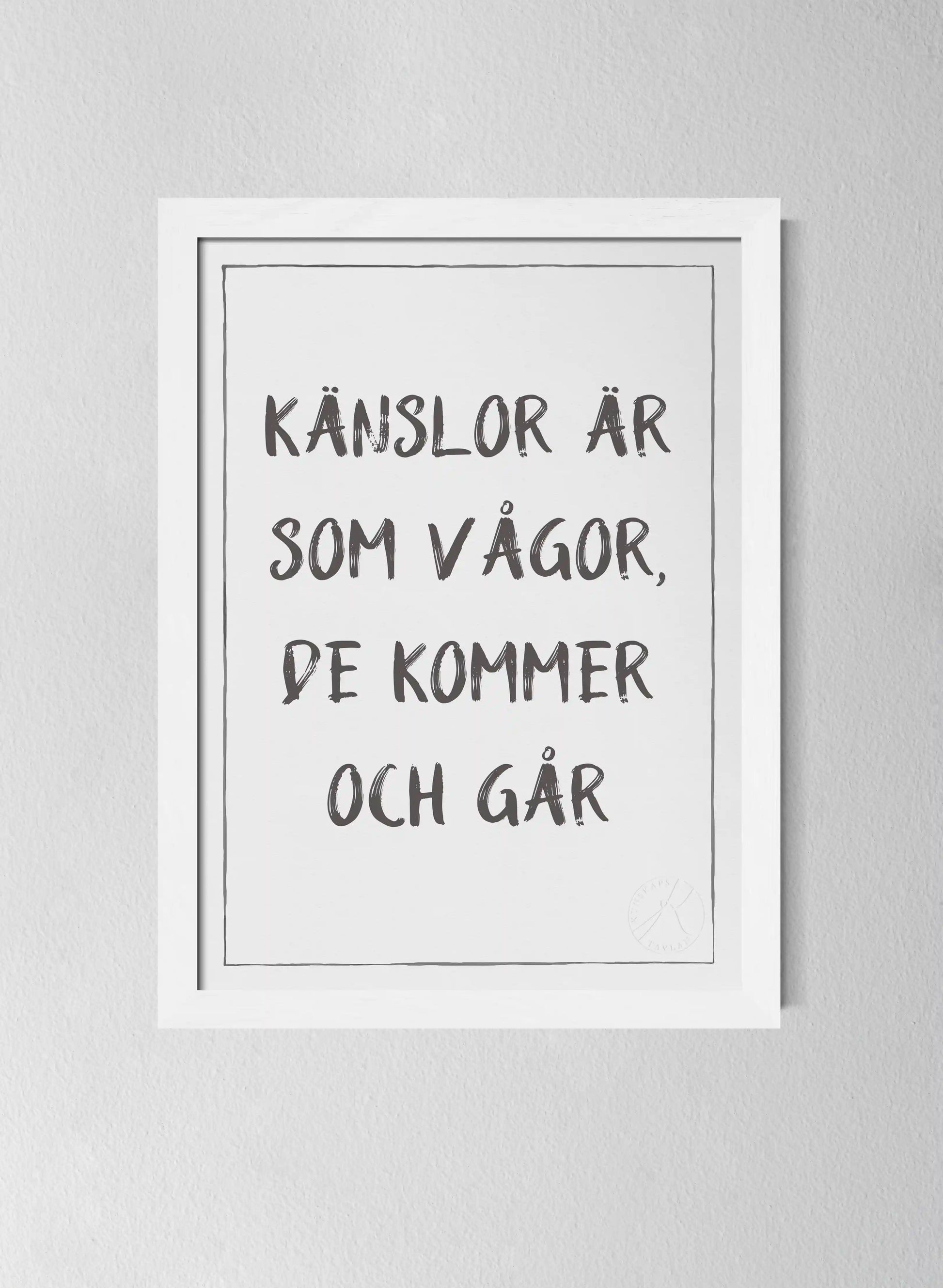 Vit träram Off-white