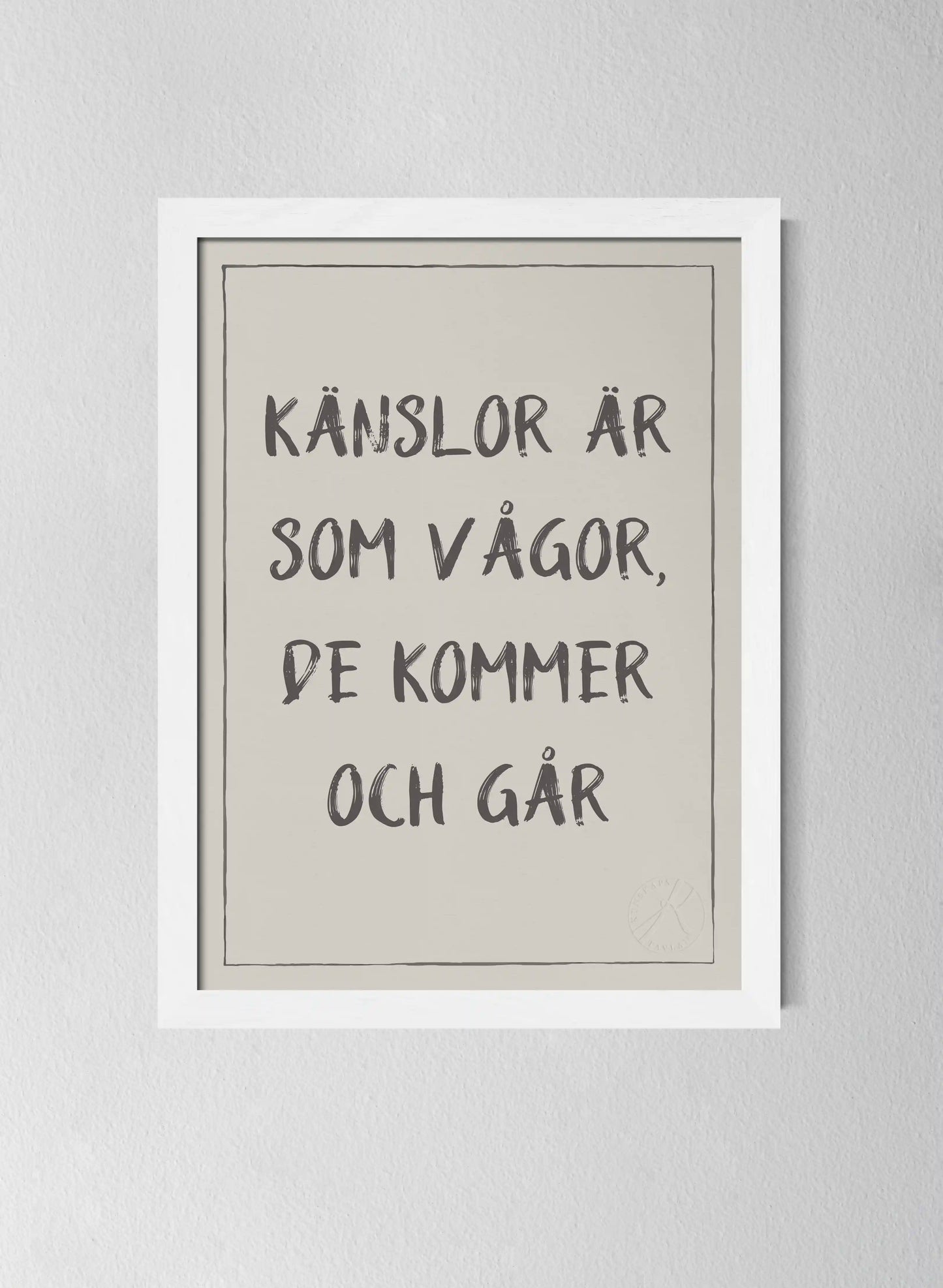 Vit träram Pearl Grey