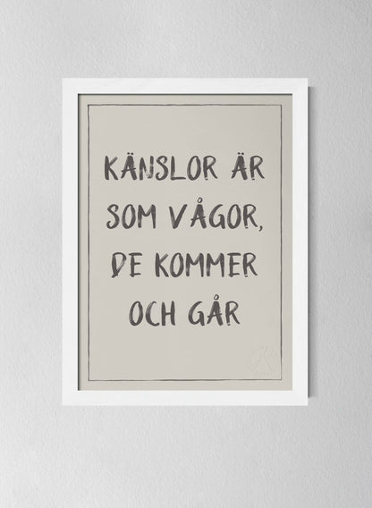 Vit träram Pearl Grey