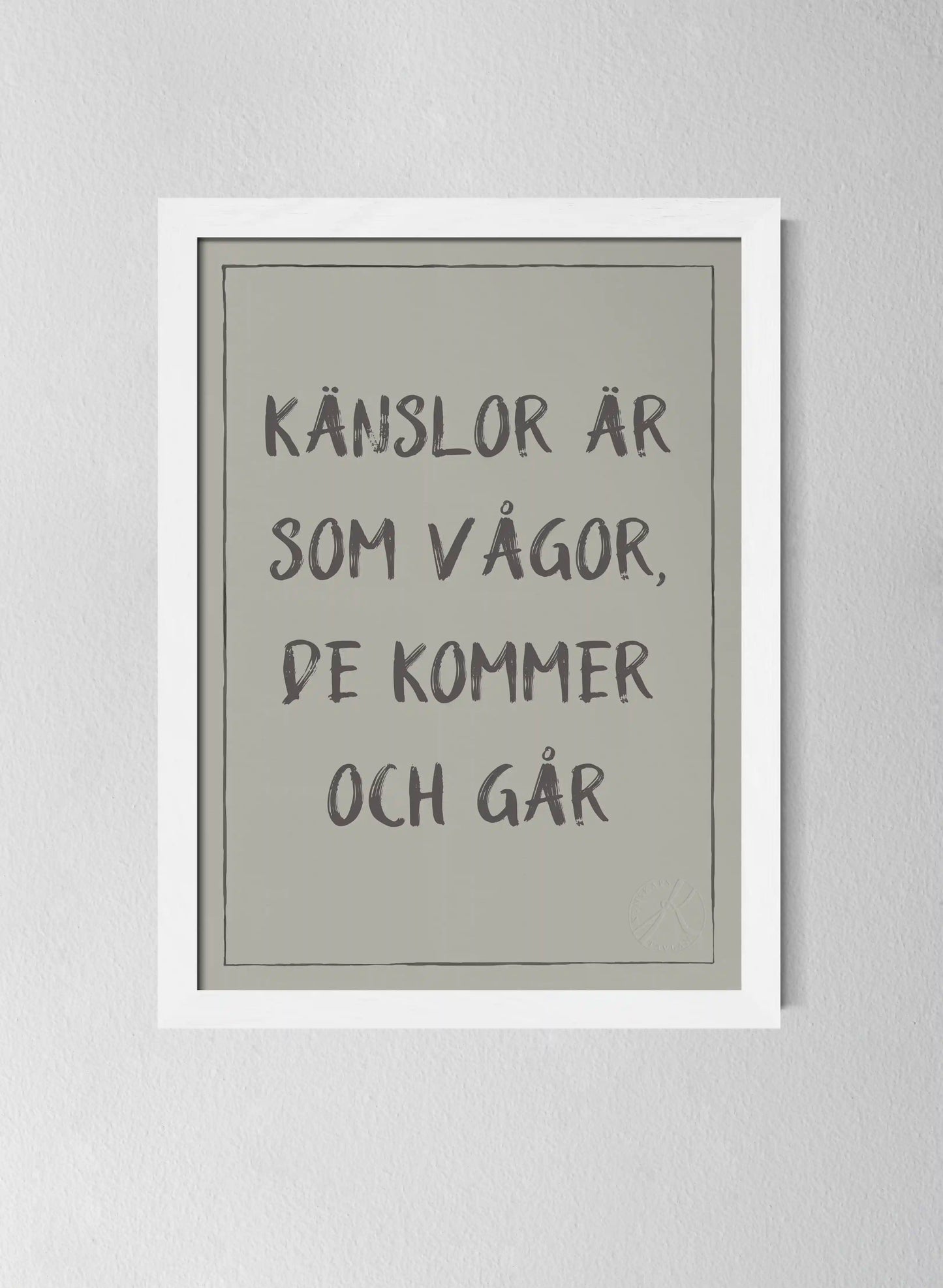 Vit träram Sandwashed Sage