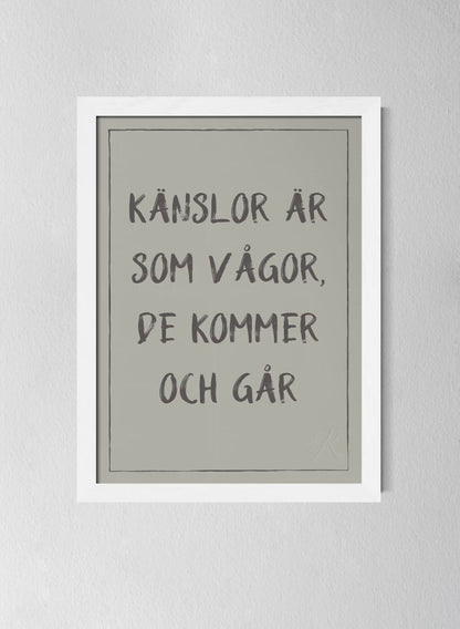 Vit träram Sandwashed Sage