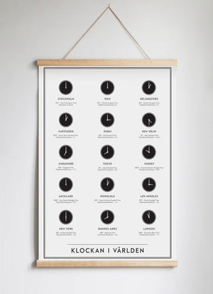 Posterhängare i ek