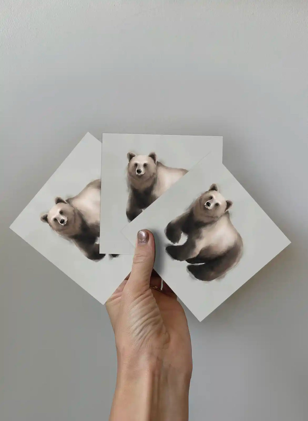 Kort 3-pack - Björnen