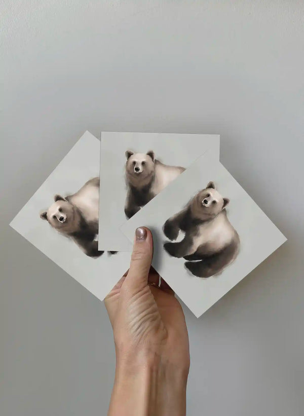 Kort 3-pack - Björnen