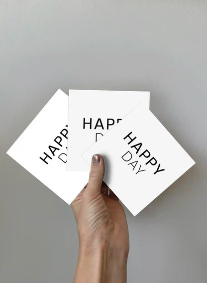 Kort 3-pack - Happy Day