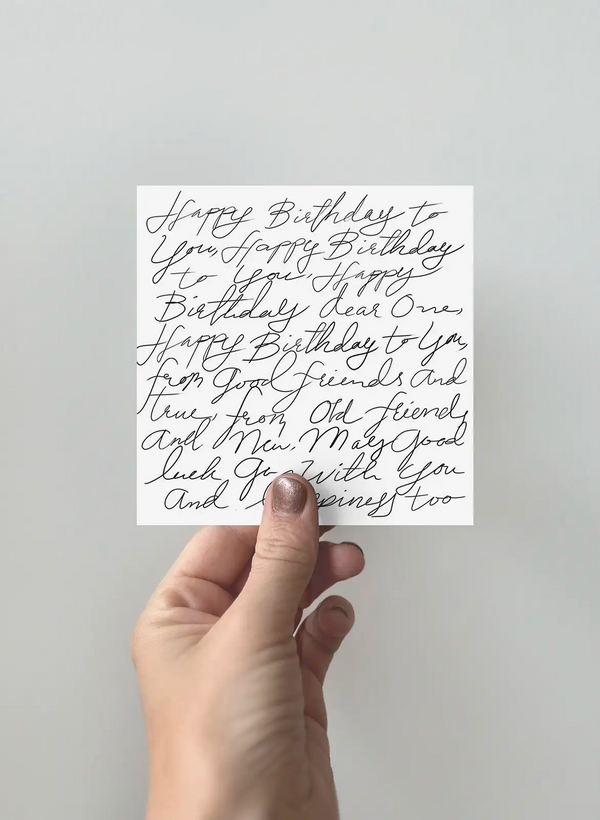 Kort  3-pack - Happy Birthday lyrics
