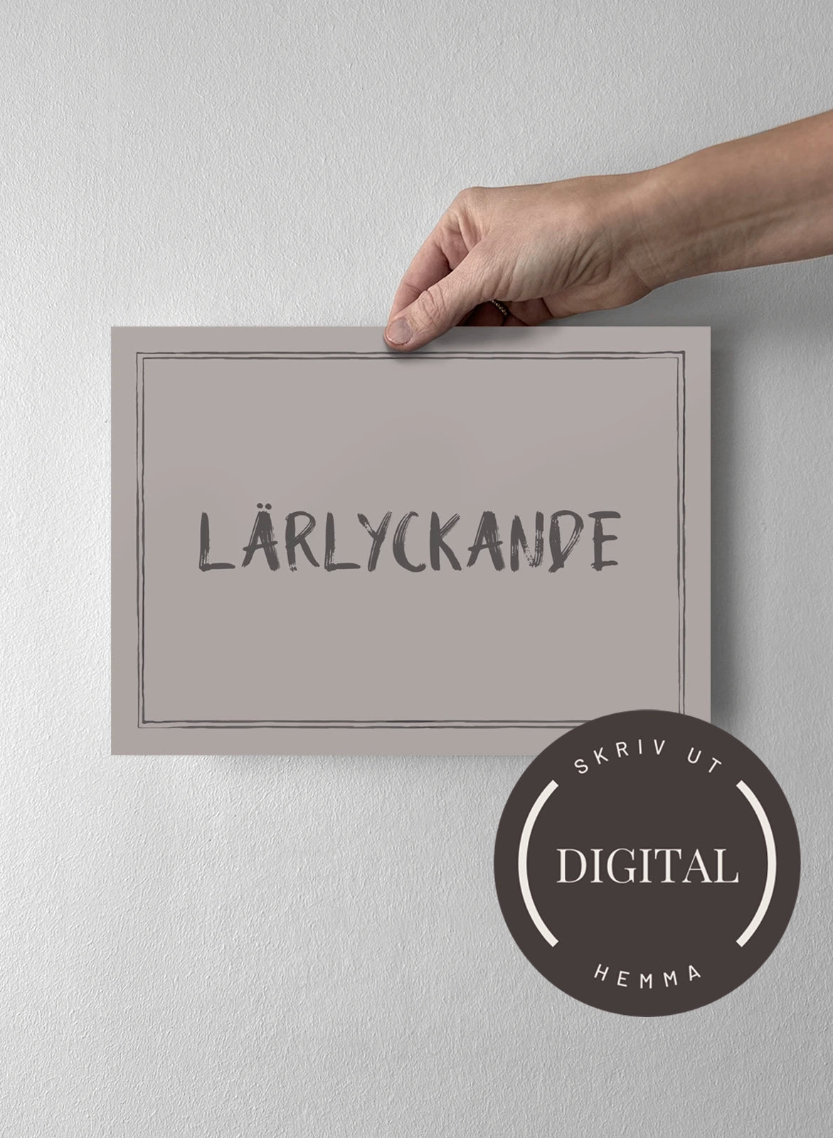 21 x 30 cm - DIGITAL - Skriv ut hemma Misty Blush