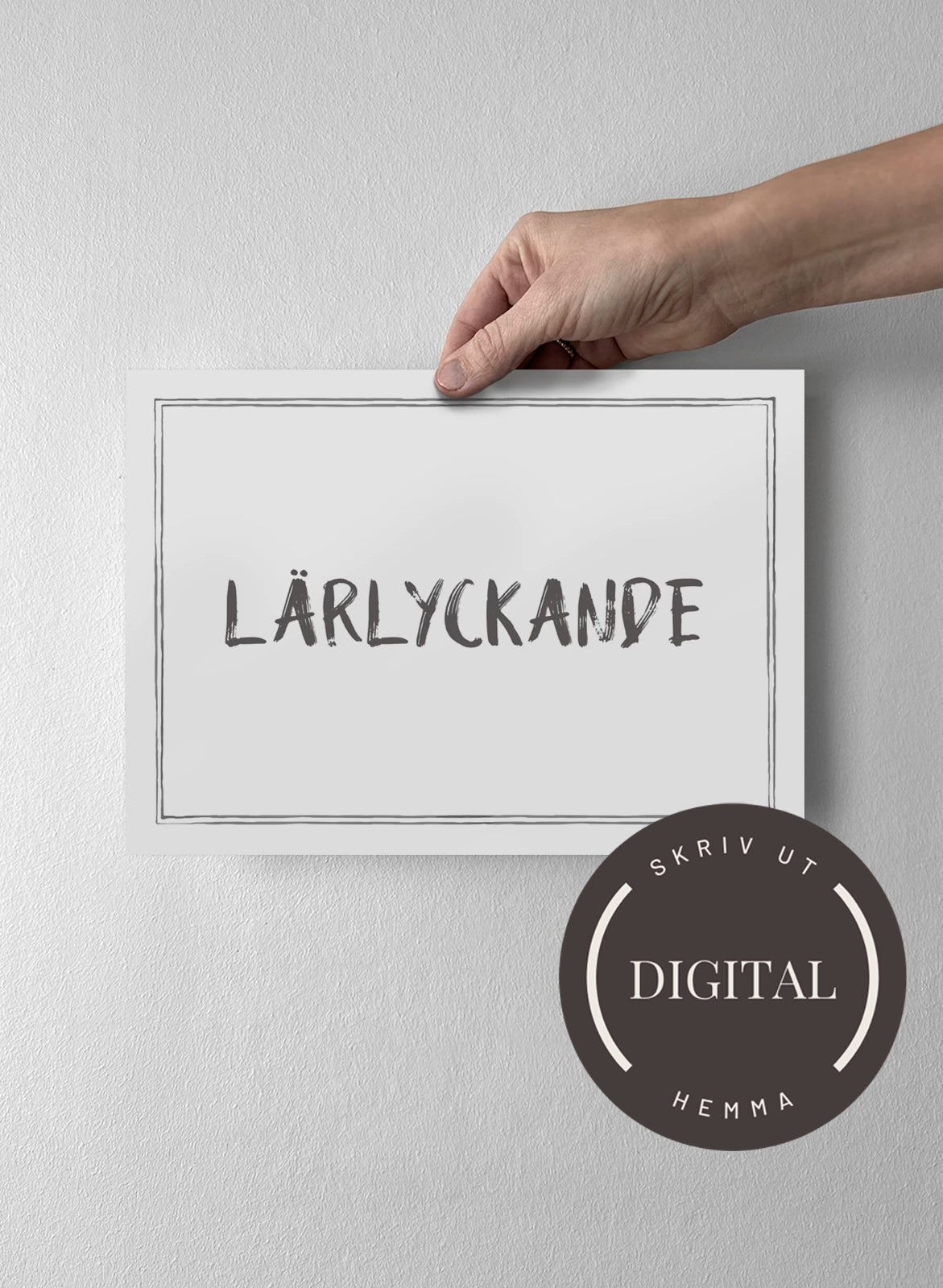 21 x 30 cm - DIGITAL - Skriv ut hemma Off-white