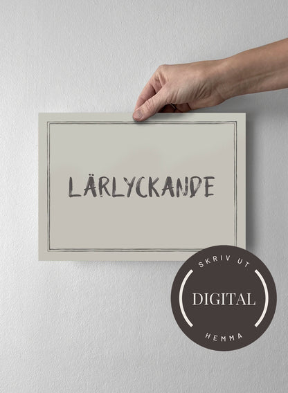 21 x 30 cm - DIGITAL - Skriv ut hemma Pearl Grey