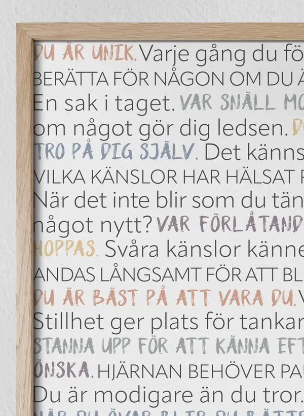 Mina ord till dig