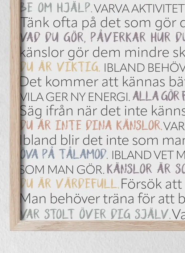 Mina ord till dig