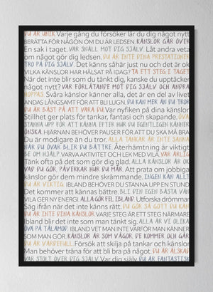 Svart träram