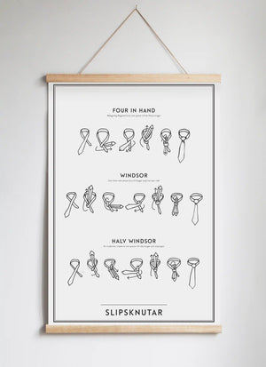 Posterhängare i ek