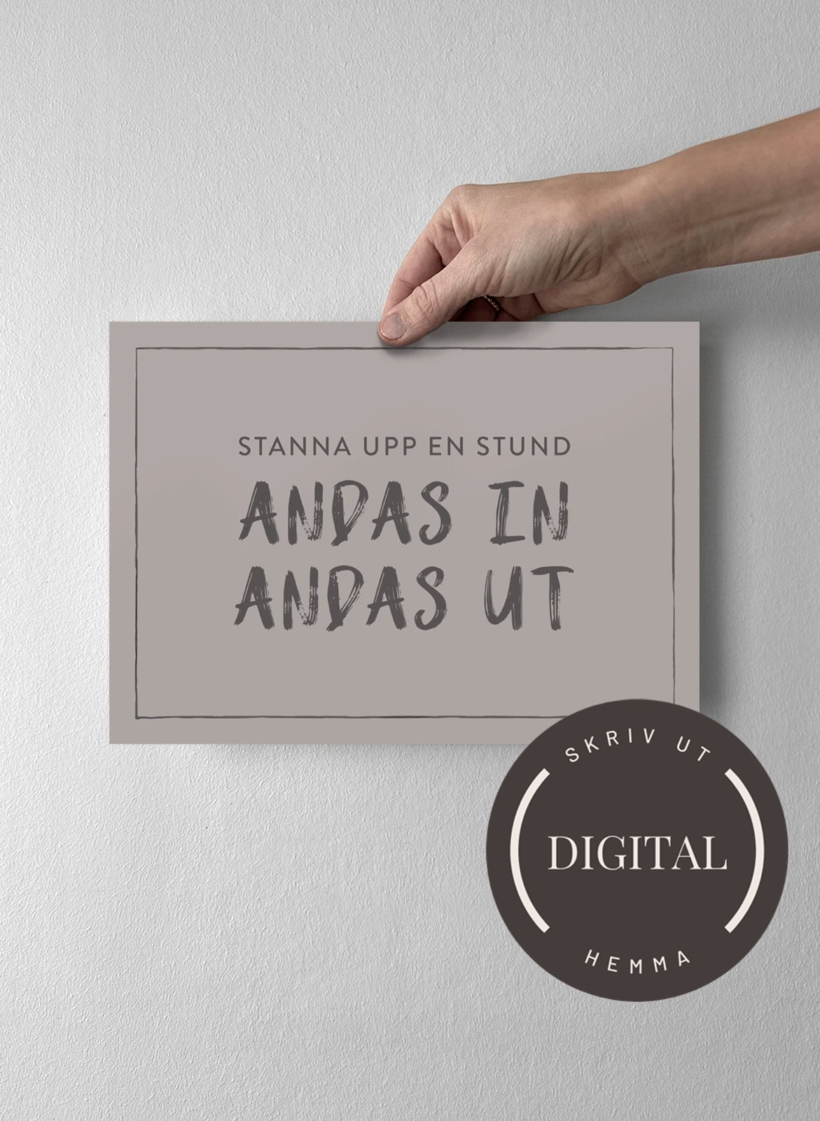 21 x 30 cm - DIGITAL - Skriv ut hemma Misty Blush