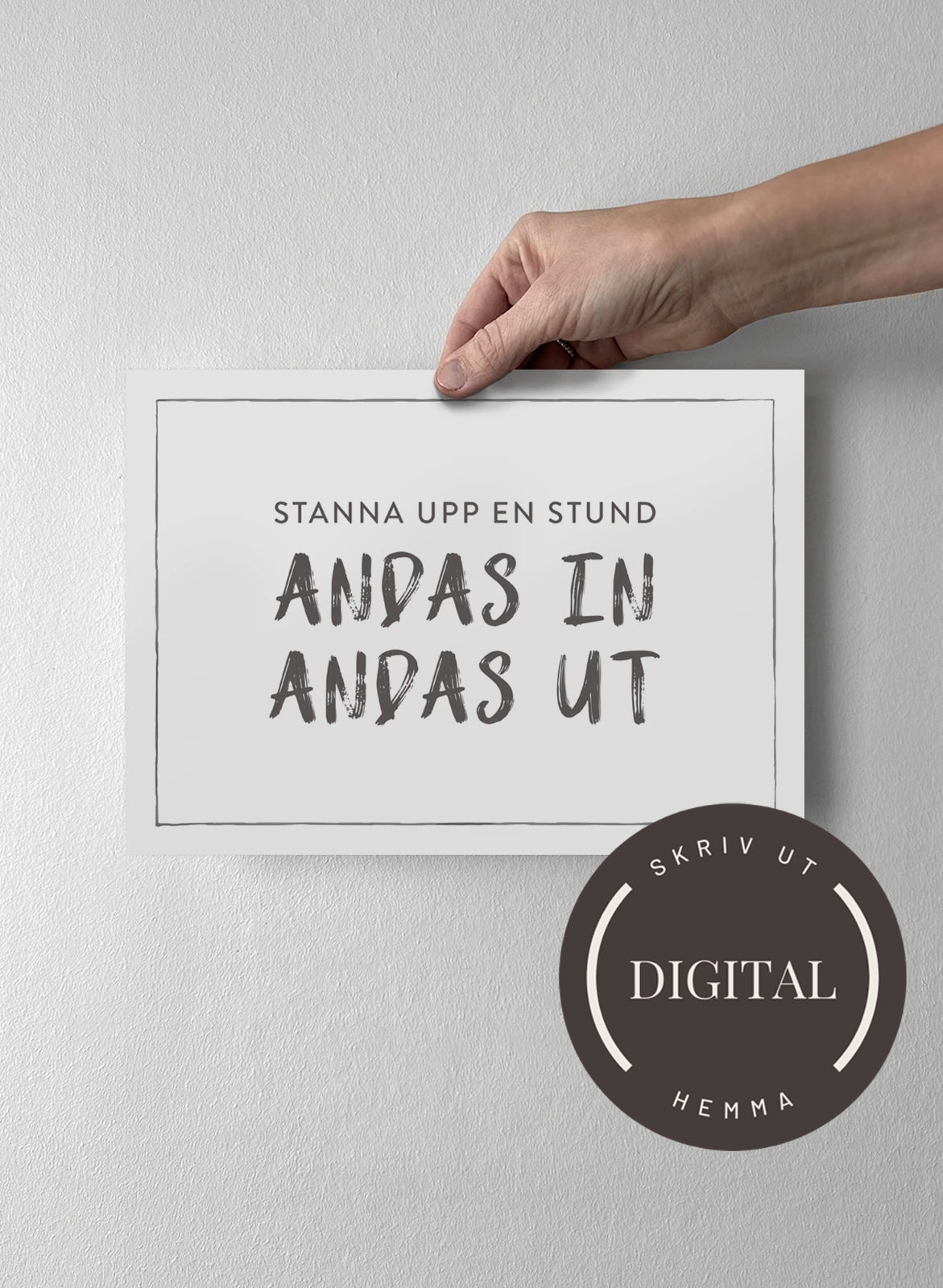 21 x 30 cm - DIGITAL - Skriv ut hemma Off-white