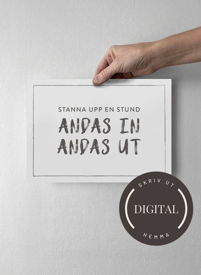 21 x 30 cm - DIGITAL - Skriv ut hemma Off-white