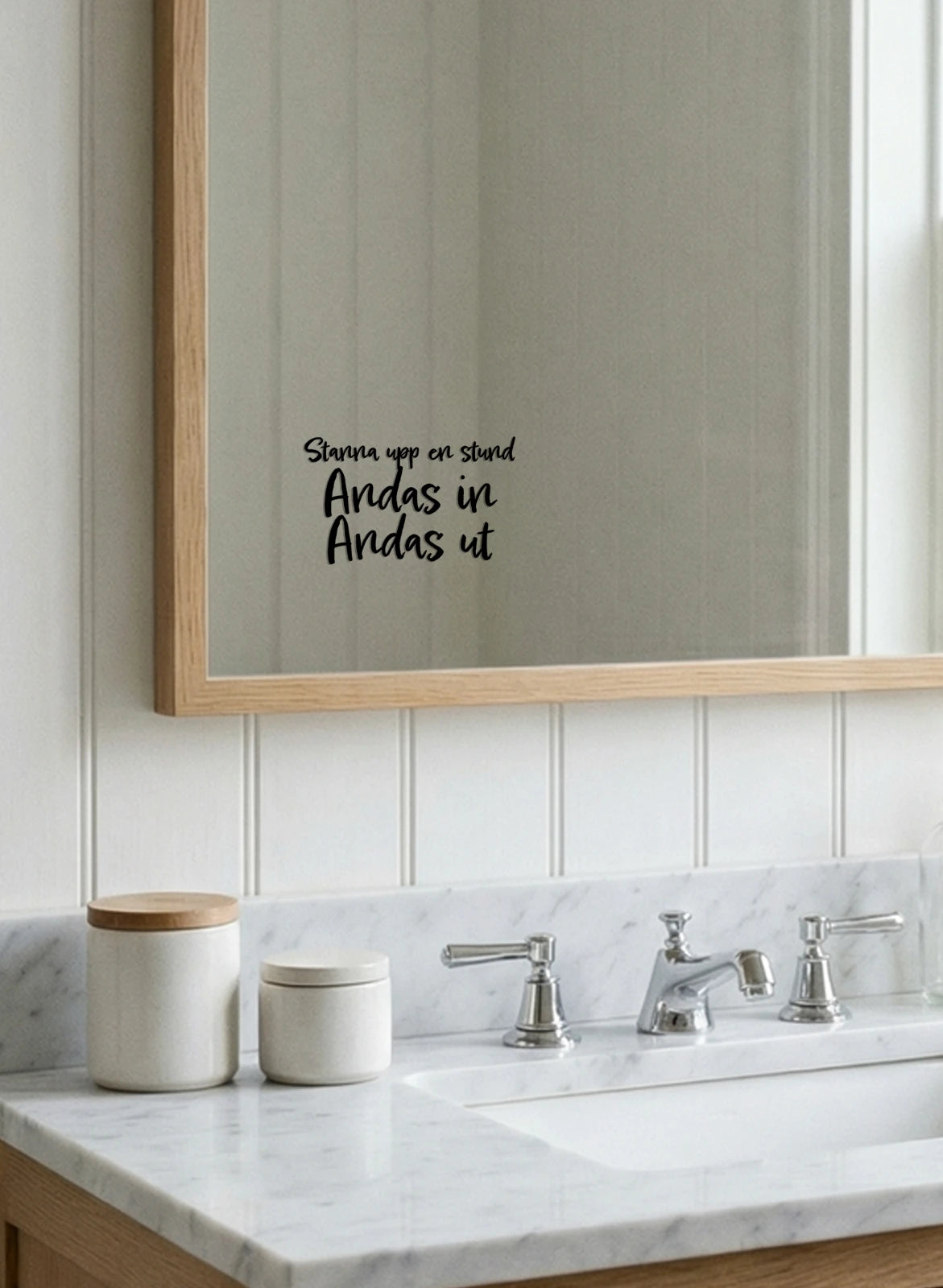 Sticker - Andas in, andas ut