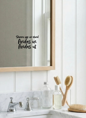 Andas in, andas ut