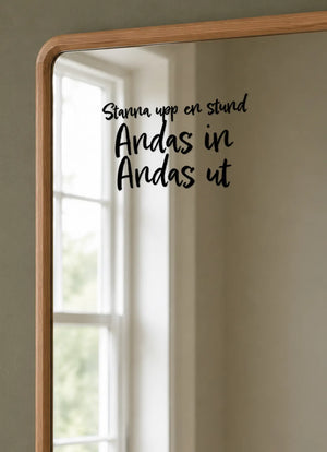 Andas in, andas ut