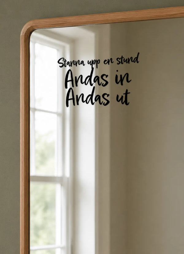 Andas in, andas ut