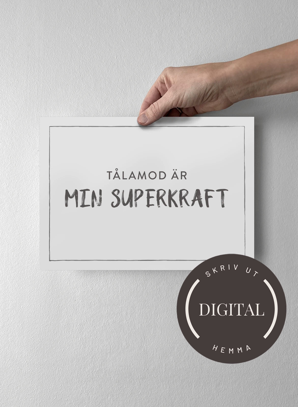 21 x 30 cm - DIGITAL - Skriv ut hemma Off-white