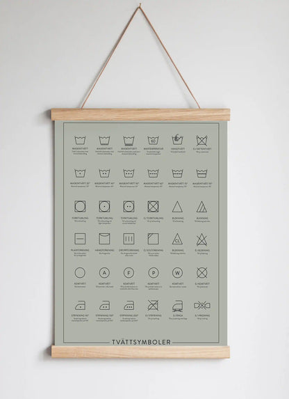 Posterhängare i ek