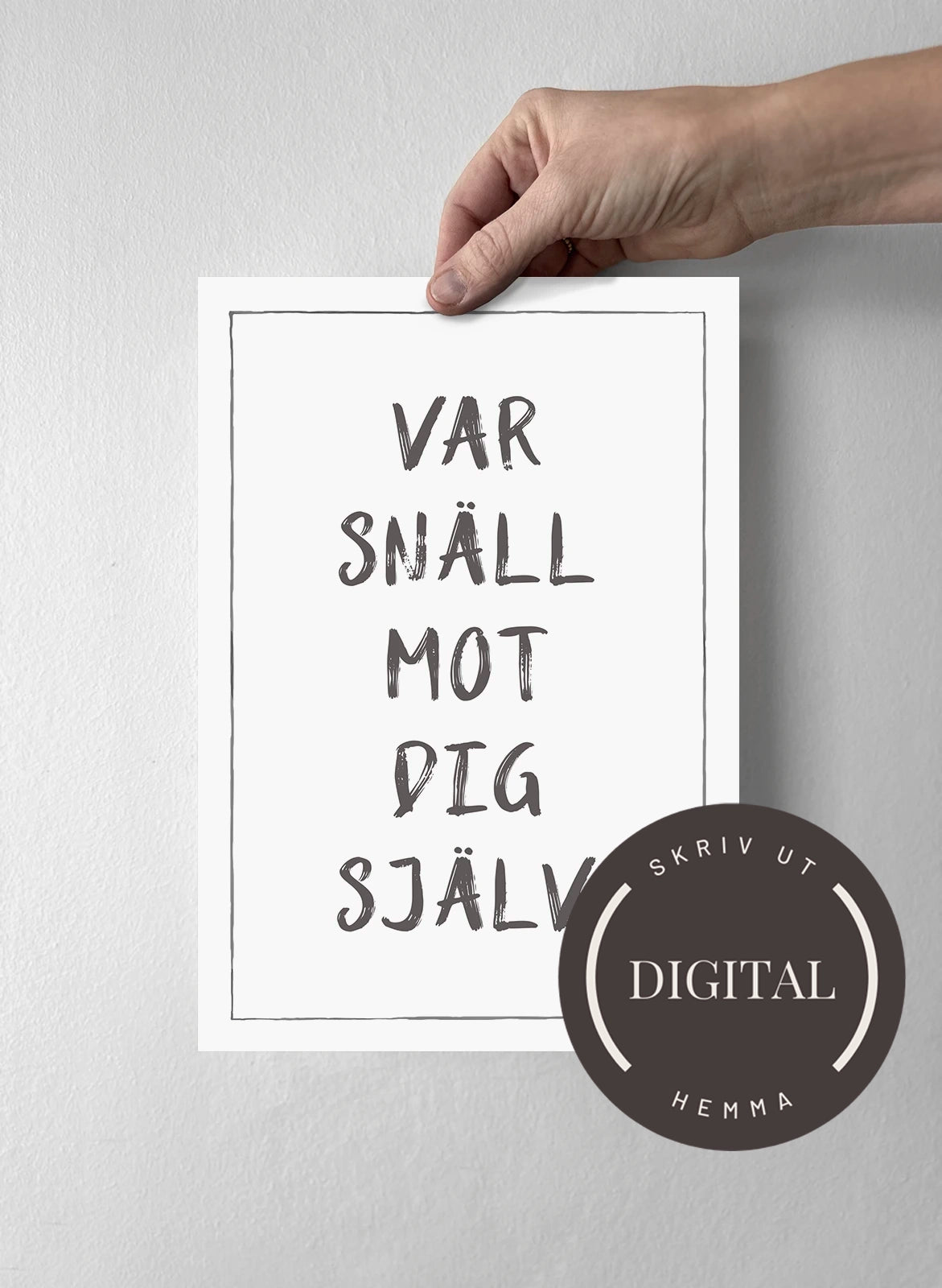 21 x 30 cm - DIGITAL - Skriv ut hemma Off-white