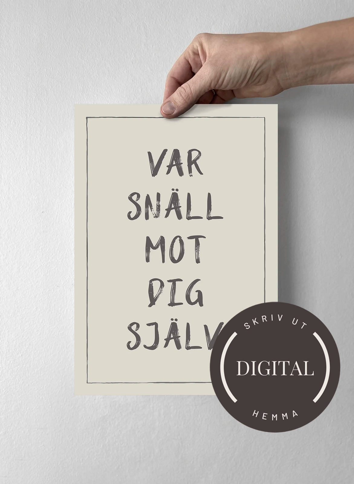 21 x 30 cm - DIGITAL - Skriv ut hemma Pearl Grey