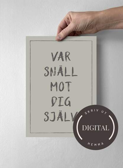 21 x 30 cm - DIGITAL - Skriv ut hemma Sandwashed Sage