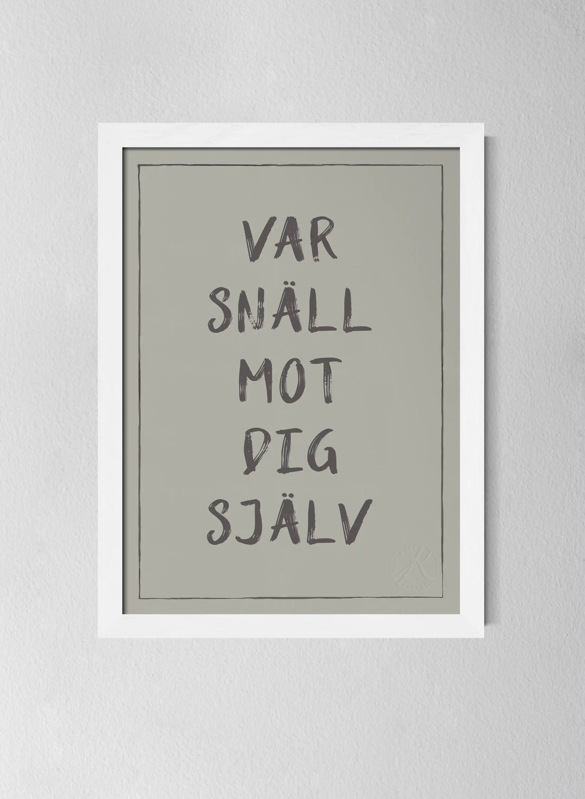 Vit träram Sandwashed Sage