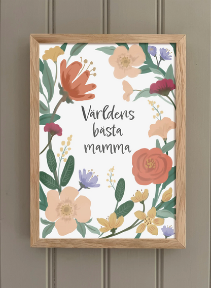 Världens bästa mamma - Skriv ut hemma