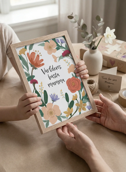 Världens bästa mamma - Skriv ut hemma