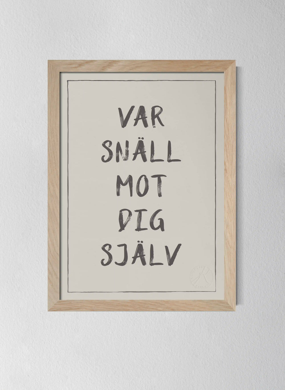 Var snäll mot dig själv