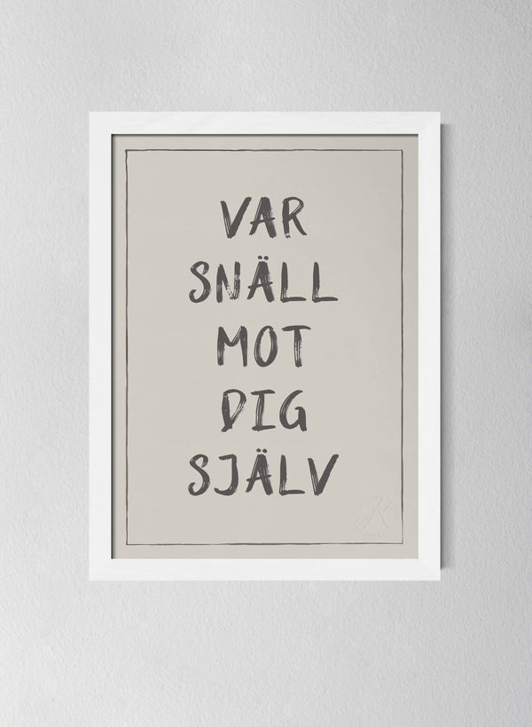 Vit träram Pearl Grey