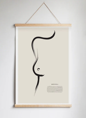 Posterhängare i ek