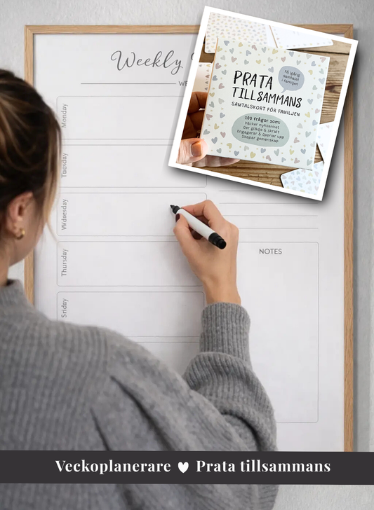 Veckoplanerare + Prata tillsammans