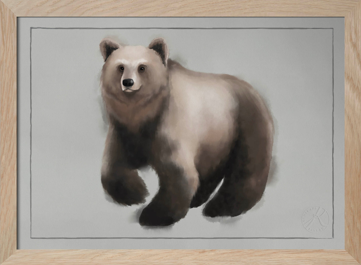 Björnen - akvarell