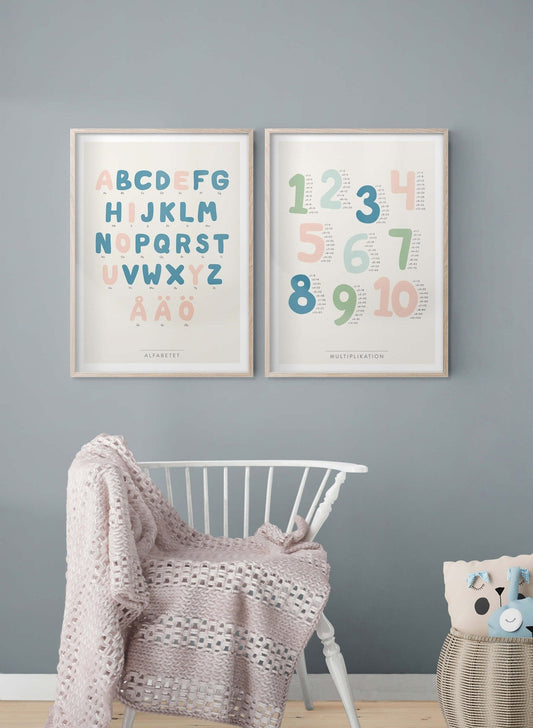 Alfabetet - Barnposter