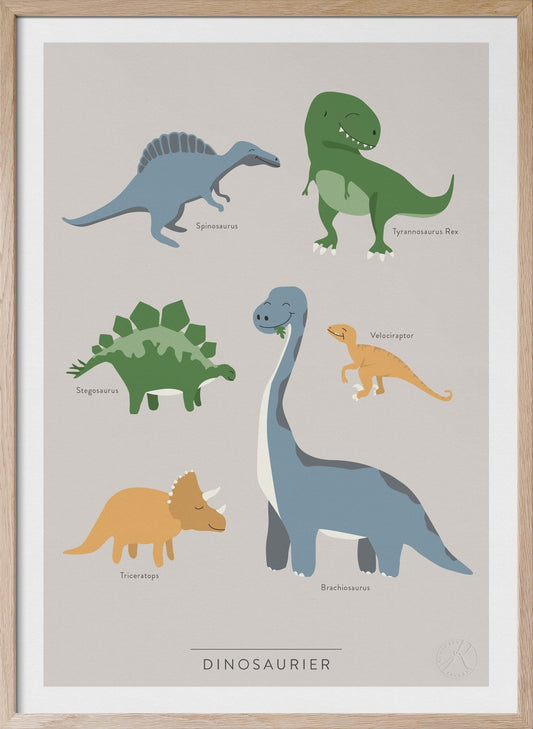Dinosaurier - Barnposter