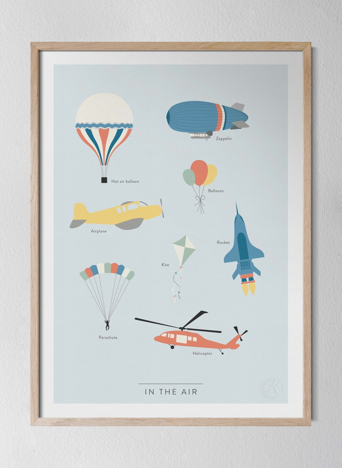 In the air -