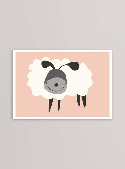 Lamm - Mini print A5 - Kunskapstavlan