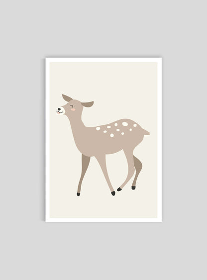 Rådjur - Mini print A5 - Kunskapstavlan