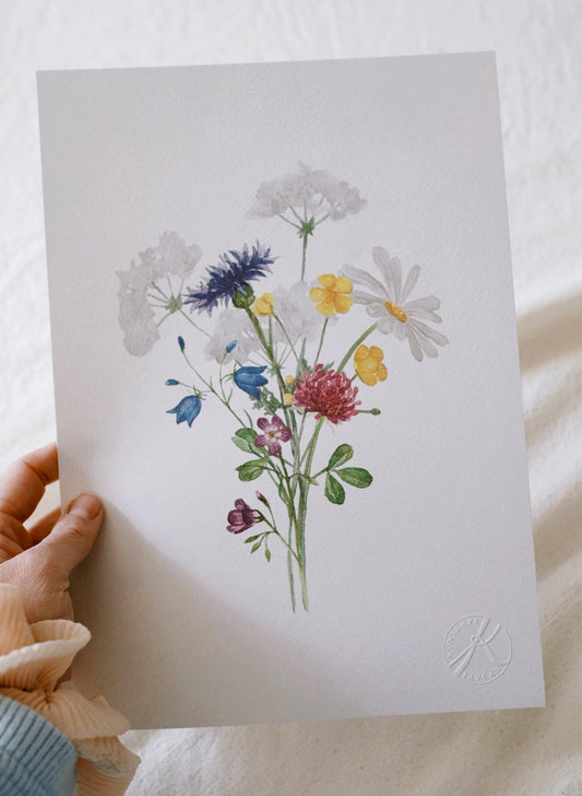 Sju sorters blommor