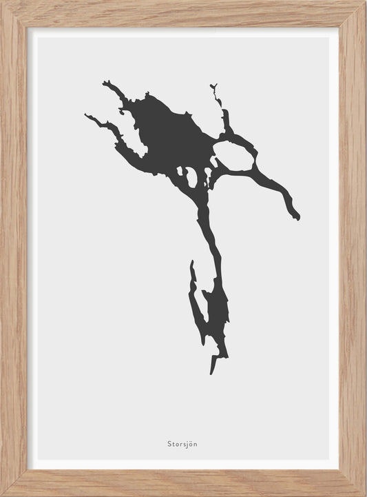 Storsjön - Mini print A5 - Kunskapstavlan