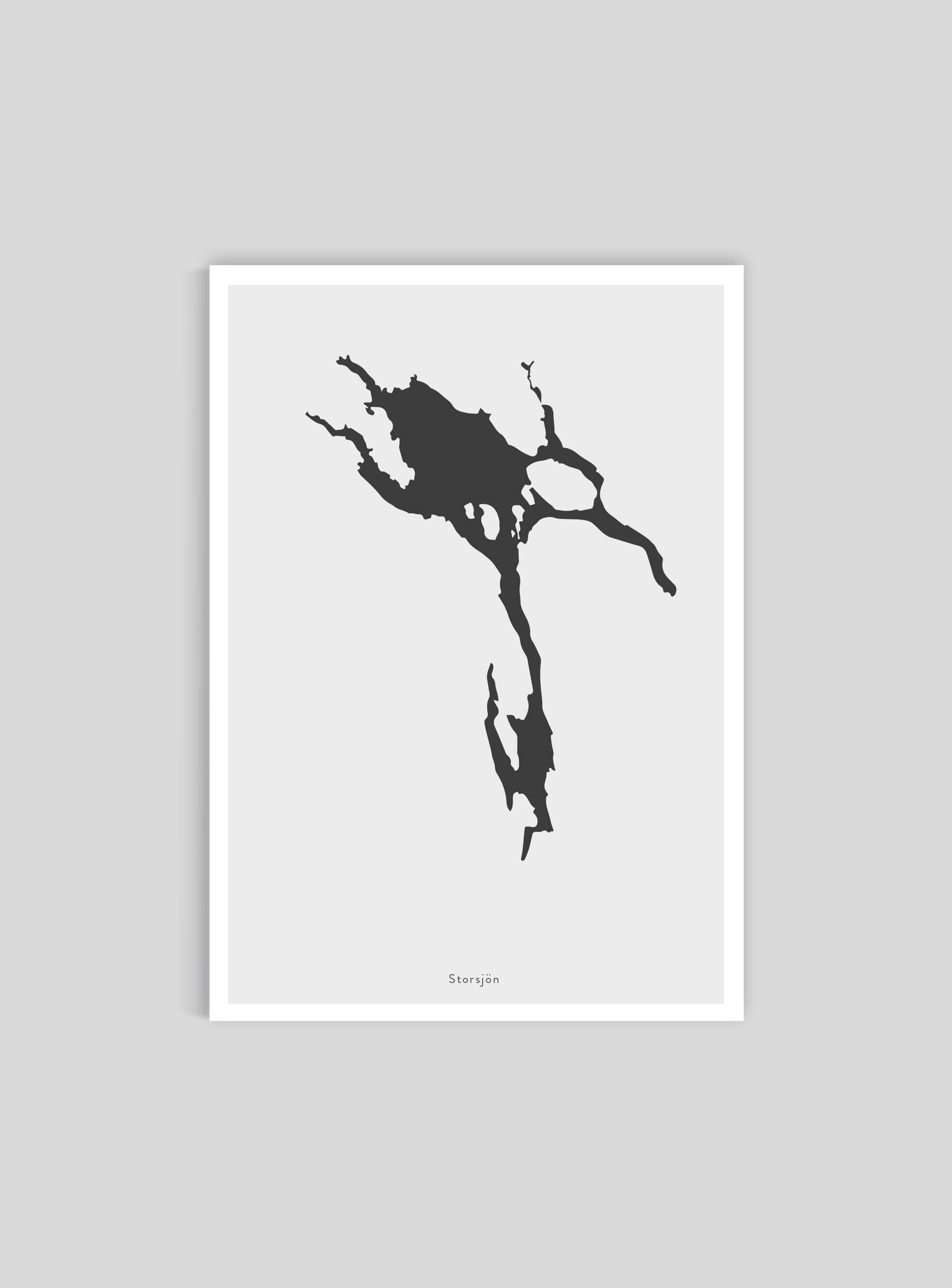 Storsjön - Mini print A5 - Kunskapstavlan