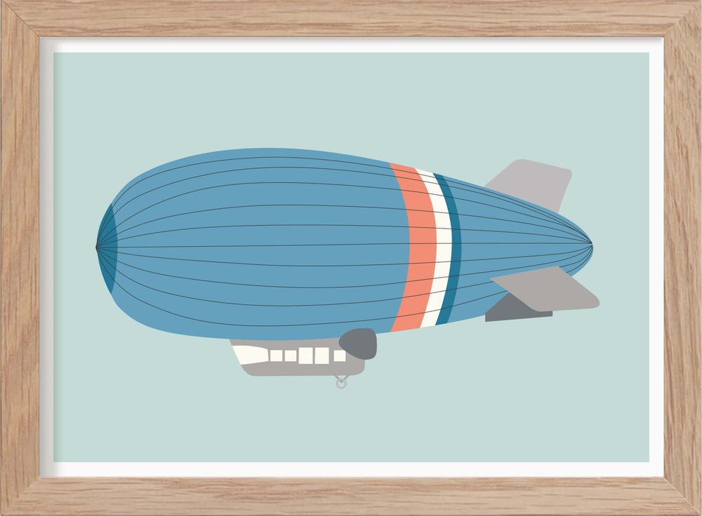 Zeppelinare - Mini print A5 - Kunskapstavlan