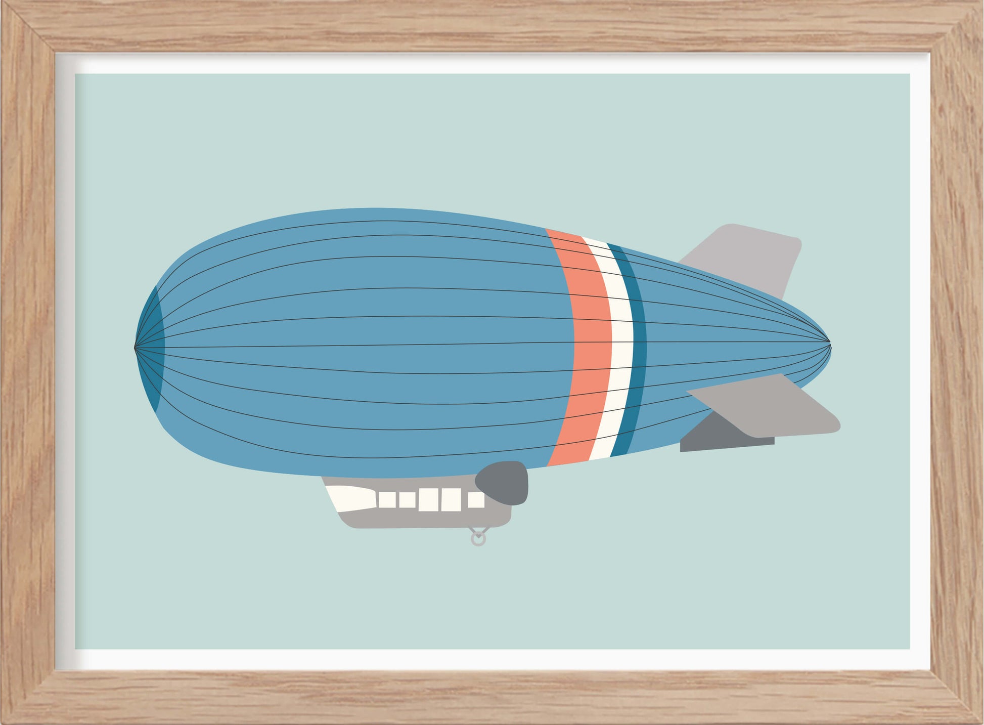 Zeppelinare - Mini print A5 - Kunskapstavlan